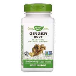Nature's Way Ginger Root - 550 mg - 180 Capsules
