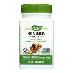 Nature's Way Ginger Root - 550 mg - 100 Capsules