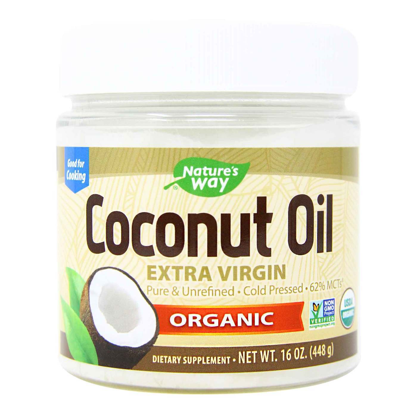 Nature'S Way Organic Extra Virgin Coconut Oil - 16 Oz (454 G) -  Evitamins.Com