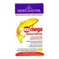 New Chapter Wholemega Whole Fish Oil - 60 Softgels