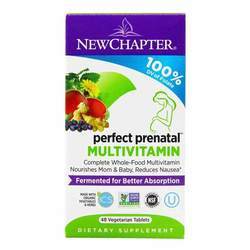 New Chapter Perfect Prenatal Multivitamin - 48 Vegetarian Tablets