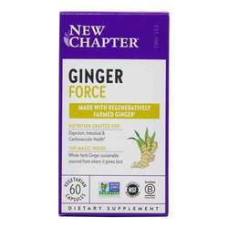 New Chapter Ginger Force - 60 Vegetarian Capsules