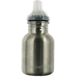 New Wave Enviro Children's Stainless Steel Water Bottle with Sippy Cap - 12 oz
