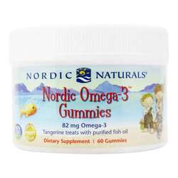 北欧自然北欧omega -3胶粘剂，橘子-60胶粘剂