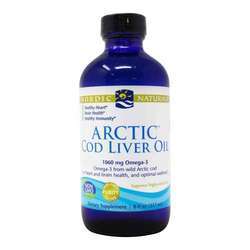 Nordic Naturals Arctic Cod Liver Oil, Lemon - 8 fl oz (237 ml)