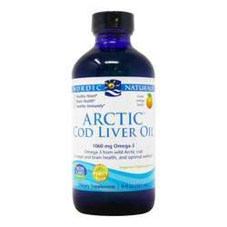 Nordic Naturals Arctic Cod Liver Oil, Orange - 8 fl oz (237 ml)