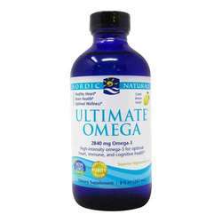 Nordic Naturals Ultimate Omega Liquid, Lemon - 8 fl oz (237 ml)