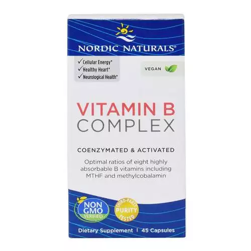 Nordic Naturals Vitamin B Complex - 45 Capsules - 353721_front2022.webp