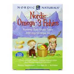 北欧自然北欧omega -3钓鱼300毫克，图蒂·弗鲁蒂（Tutti Frutti）-36渔民