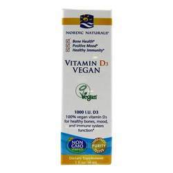 Nordic Naturals Vitamin D3 Vegan 1000 IU - 1 fl oz (30 ml)