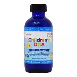 北欧自然儿童DHA液体，草莓-4 fl盎司（119毫升）