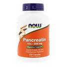 Pancreatin 10x - 200 mg 250 Capsules Yeast Free by Now Foods