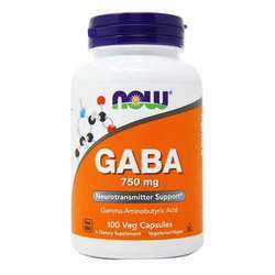 食物GABA 750毫克- 100粒素食胶囊