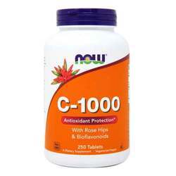 Now Foods C-1000 1,000 mg with Rose Hips and Bioflavonoids