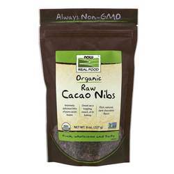Now Foods Organic Cacao Nibs Raw  - 8 oz