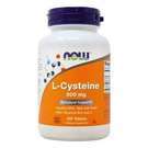 L-Cysteine 500 mg 100 Tablets Yeast Free by Now Foods