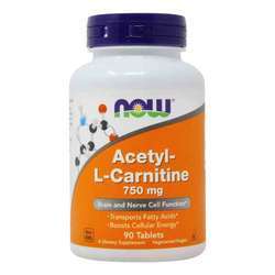Now Foods Acetyl-L-Carnitine - 90 Tablets