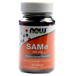 Now Foods SAMe, 100 mg - 30 Tablets