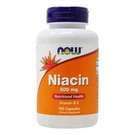 Niacin 500 mg 100 Caps Yeast Free by Now Foods