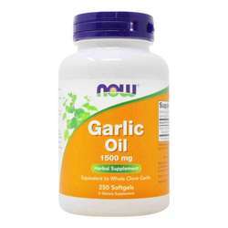 Now Foods Garlic Oil - 1500 mg - 250 Softgels