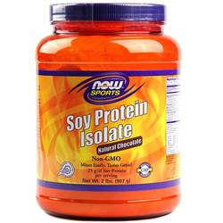 Now Foods Soy Protein Isolate, Natural Chocolate - 2 lbs