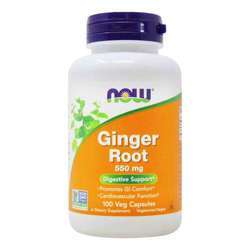 Now Foods Ginger Root 550 mg - 100 Veg Capsules