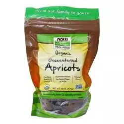 Now Foods Organic Dried Apricots - 1 lb (454 g)