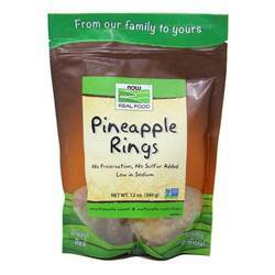 Now Foods Dried Pineapple Rings - 12 oz