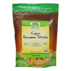 Now Foods Sesame Sticks, Cajun - 9 oz (255 g)