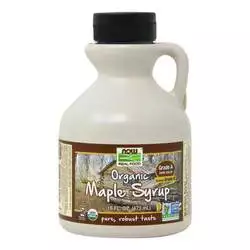 Now Foods Organic Maple Syrup - Grade A (Dark Color) - 16 fl oz (473 ml)