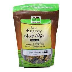 Now Foods Raw Energy Nut Mix Unsalted, Unsalted - 1 lb (454 g)