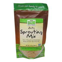Now Foods Sprouting Mix, Clover, Fenugreek and Radish - 1 lb (454 g)