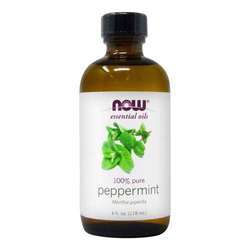 Now Foods 100% Pure Essential Oil, Peppermint - 4 fl oz (118 ml)