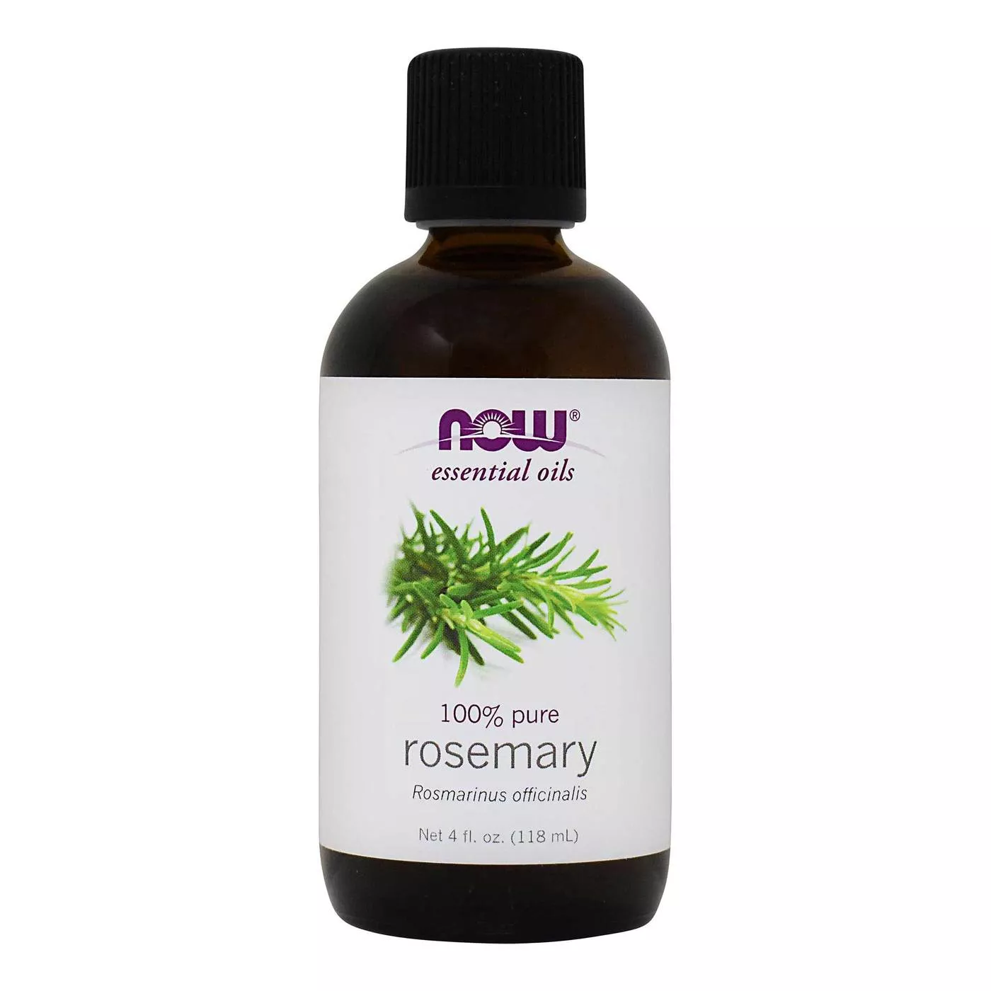 Now Foods 100% Pure Essential Oil, Rosemary - 4 fl oz (118 ml) 