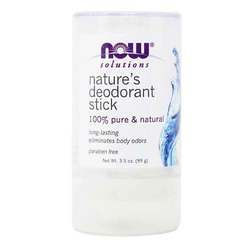 Now Foods Nature's Deodorant Stick - 3.5 oz