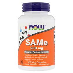 Now Foods SAMe 200 mg - 120 Veg Capsules