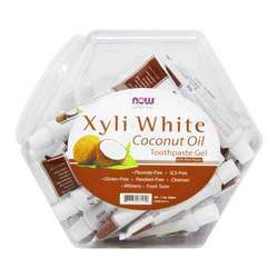 Now Foods Xyliwhite Coconut Oil Toothpaste Fish Bowl - 40 - 1 oz tubes
