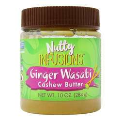 Now Foods Nutty Infusions Ginger Wasabi Cashew Butter - 10 oz (284 g)
