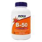 B-50 250 Tablets Yeast Free by Now Foods