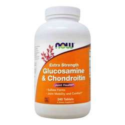 Now Foods Extra Strength Glucosamine and Chondroitin - 240 Tablets