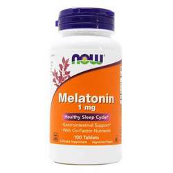 Now Foods Melatonin - 1 mg - 100 Tablets