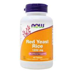 Now Foods Red Yeast Rice Extract - 1200 mg - 60 Tablets