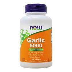 Now Foods Garlic 5000 - 90 Tablets
