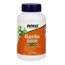 Garlic 5000 90 Tablets Yeast Free by Now Foods