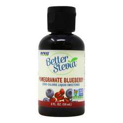 Now Foods BetterStevia Liquid Sweetener, Pomegranate Blueberry - 2 fl oz (59 ml)
