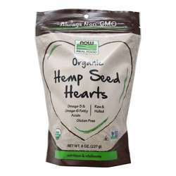 Now Foods Organic Hemp Seed Hearts - 8 oz (227 g)