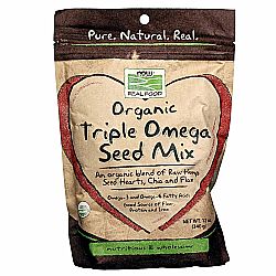 Now Foods Organic Triple Omega Seed Mix - 12 oz