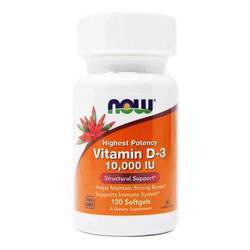 Now Foods Vitamin D3 10,000 IU Highest Potency