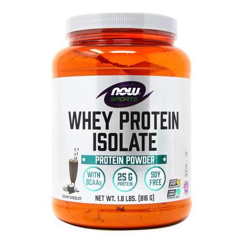 Now Foods Whey Protein Powder Isolate, Creamy Chocolate - 1.8 lbs (816g) -  eVitamins India