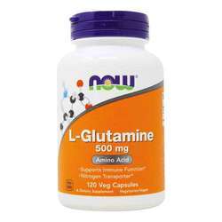 Now Foods L-Glutamine 500 mg - 120 VegCapsules